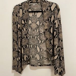 Alberto Makali snakeskin coverall